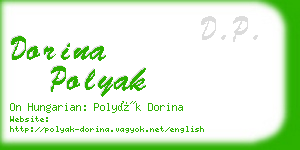 dorina polyak business card